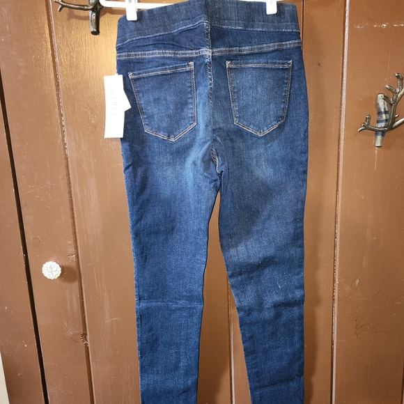 Old Navy Women's Rockstar Mid-Rise Jeggings - Dark Blue - Picture 2 of 4